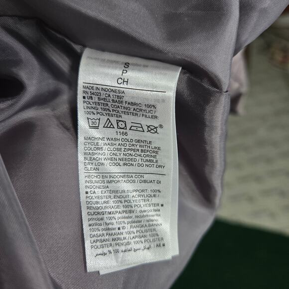 Old Navy Men's Gray Hooded Puffer Jacket. Size S - Picture 5 of 5